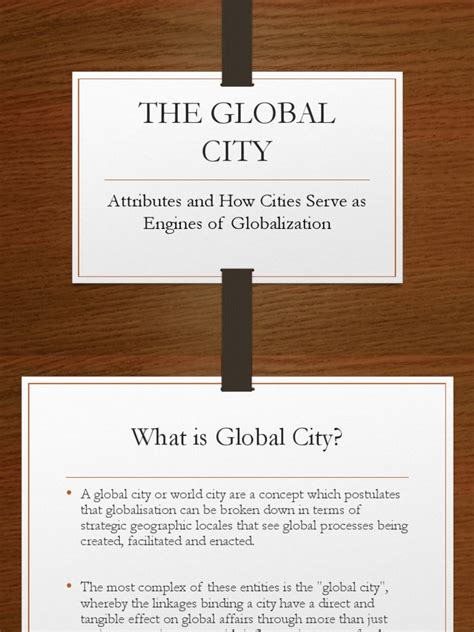 analyze how cities serve as engines of globalization|(PDF) Cities and Globalization .